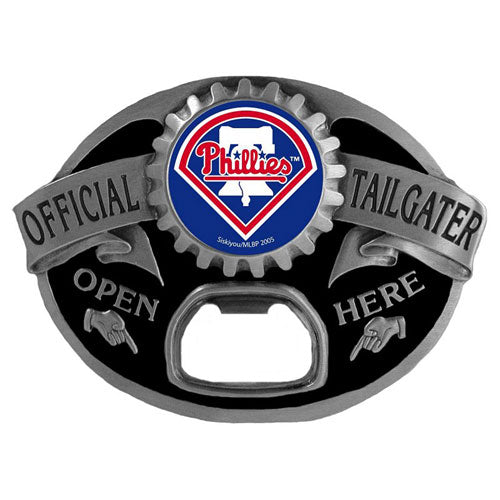 MLB Team Tailgater Belt Buckle Bottle Opener - Assorted Teams Choose Your