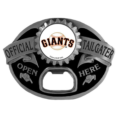 MLB Team Tailgater Belt Buckle Bottle Opener - Assorted Teams Choose Your