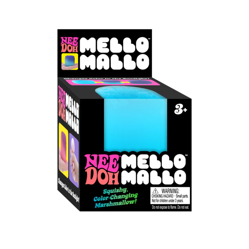 NeeDoh Mello Mallo Color-Changing Marshmallow Sensory Squish Toy - Blue/Purple