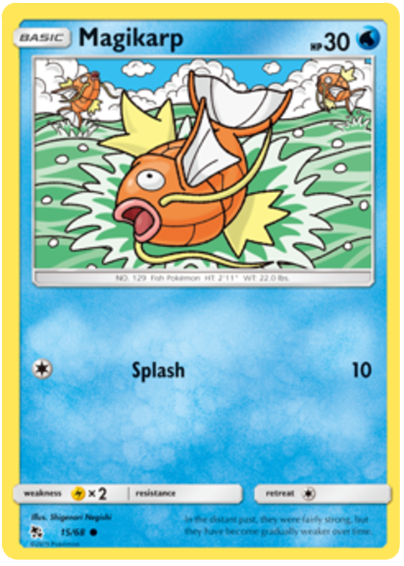 Sun and Moon Hidden Fates - 015 Magikarp