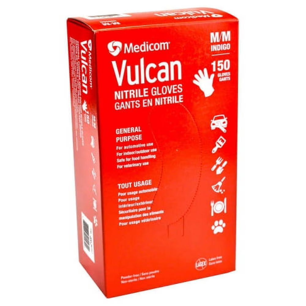 Vulcan Nitrile Gloves Medium