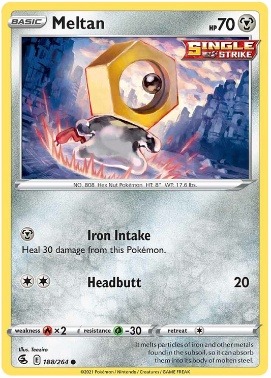 Sword and Shield Fusion Strike 188  Meltan