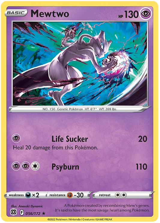 Sword and Shield Brilliant Stars 056  Mewtwo