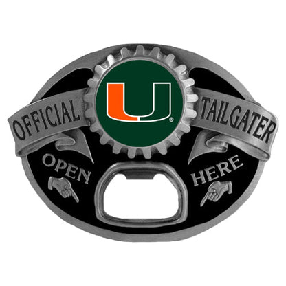 NCAA Team Tailgater Belt Buckle Bottle Opener - Assorted Teams Choose Your