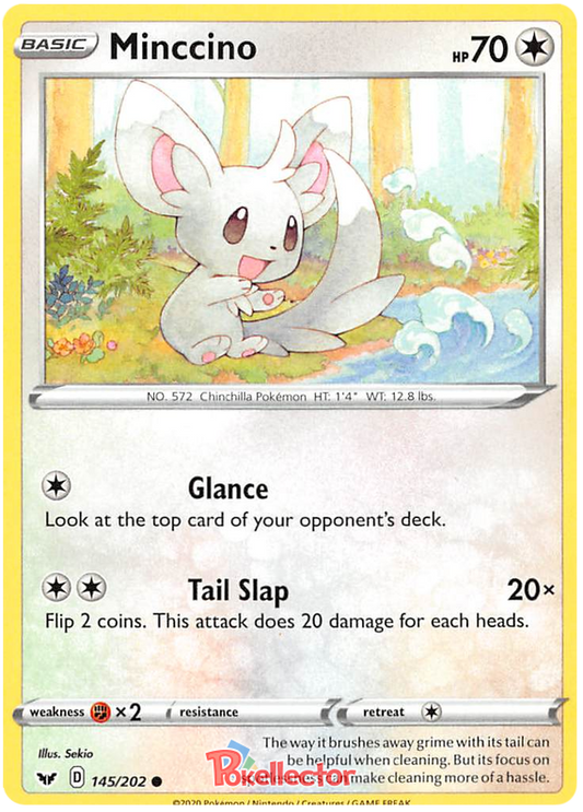 Sword and Shield Sword & Shield 145  Minccino