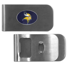Load image into Gallery viewer, NFL Team Money Clip Bottle Opener - Assorted Teams Choose Your
