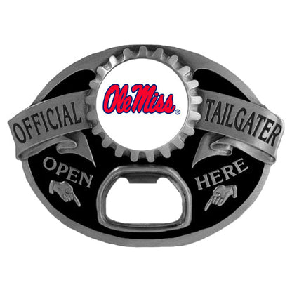NCAA Team Tailgater Belt Buckle Bottle Opener - Assorted Teams Choose Your