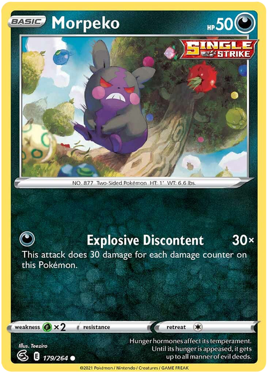 Sword and Shield Fusion Strike 179  Morpeko