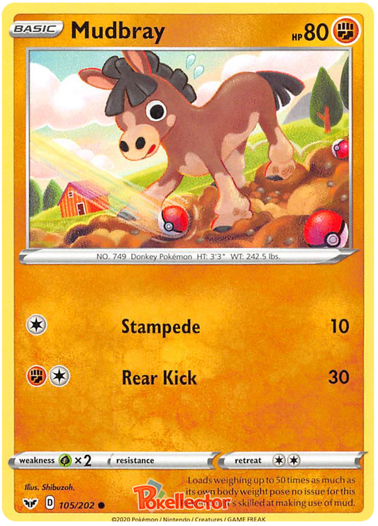 Sword and Shield Sword & Shield 105  Mudbray