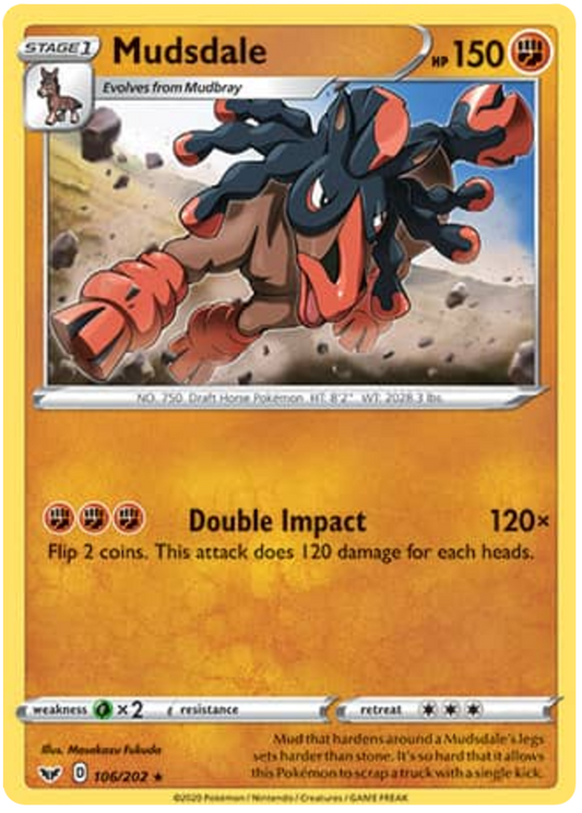 Sword and Shield Sword & Shield 106  Mudsdale