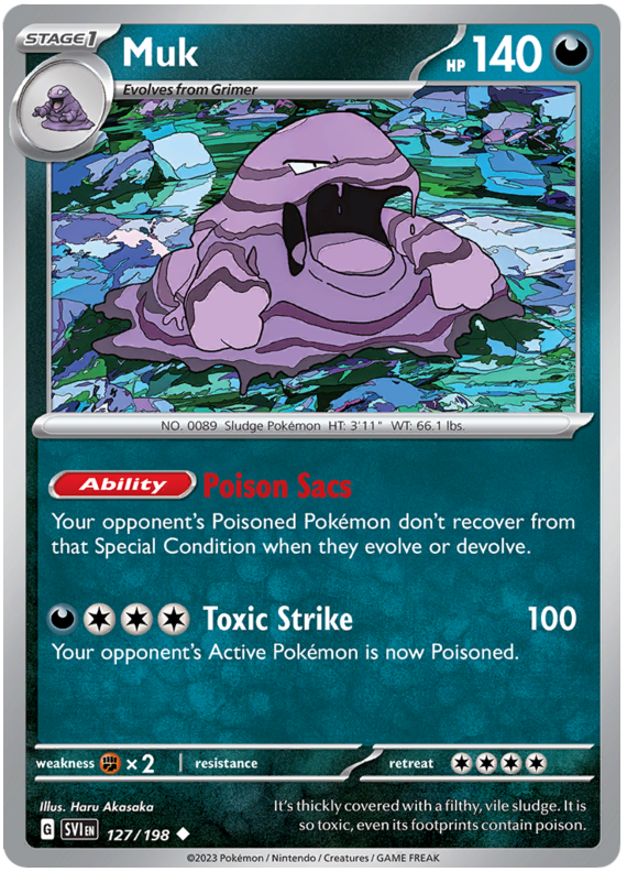 Scarlet and Violet Scarlet & Violet - 127 Muk