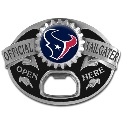 NFL Team Tailgater Belt Buckle Bottle Opener - Assorted Teams Choose Your