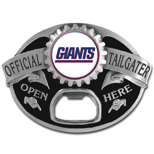 NFL Team Tailgater Belt Buckle Bottle Opener - Assorted Teams Choose Your