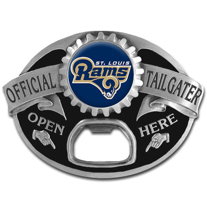 NFL Team Tailgater Belt Buckle Bottle Opener - Assorted Teams Choose Your