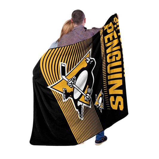 NHL Pittsburgh Penguins 60" x 80" Digitize Raschel Throw Blanket