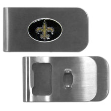 Load image into Gallery viewer, NFL Team Money Clip Bottle Opener - Assorted Teams Choose Your
