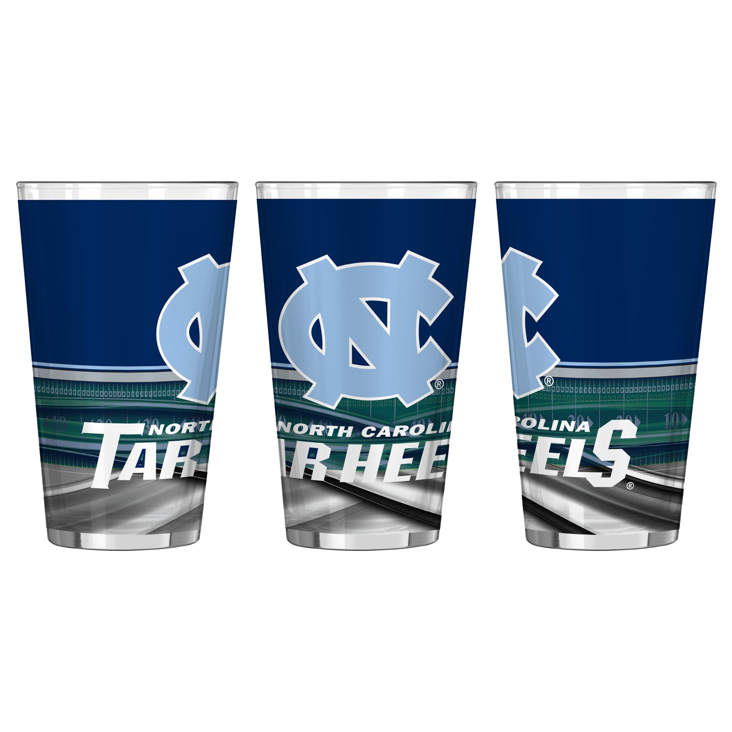 NCAA Teams 16 oz Pint Glass - Assorted Team & Style Choose your