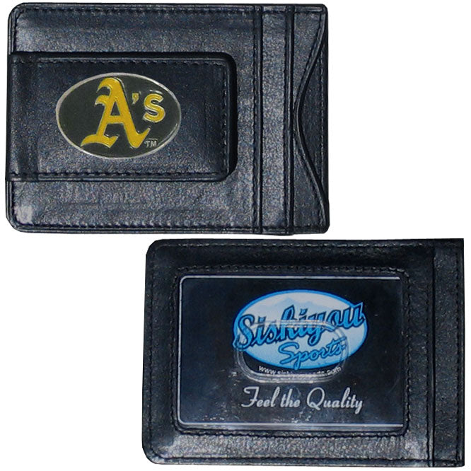 MLB Team Leather Cash & Cardholder - Choose Yours