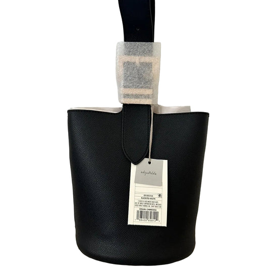 A New Day Black One Handle Bucket Bag Purse