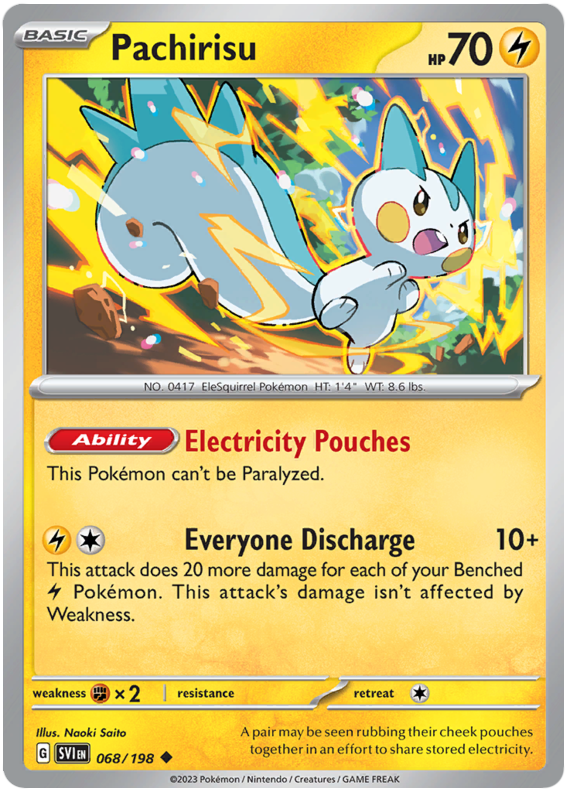 Scarlet and Violet Scarlet & Violet - 068 Pachirisu