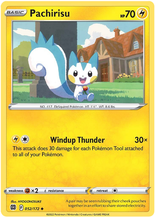 Sword and Shield Brilliant Stars 052  Pachirisu