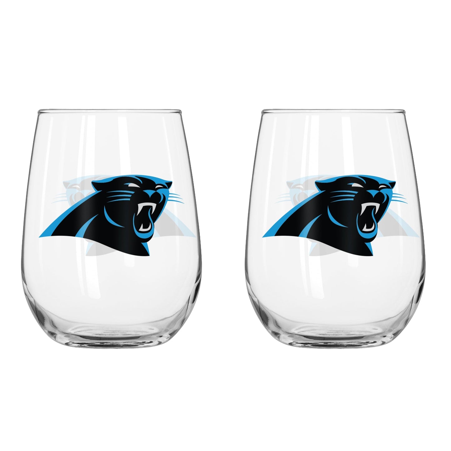 NFL Teams Curved Wine Glass 16 Oz. 2 Pack- Assorted Team & Style Choose your