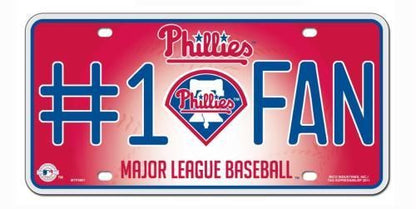 MLB Team License Plate Assorted Team & Style Choose Your
