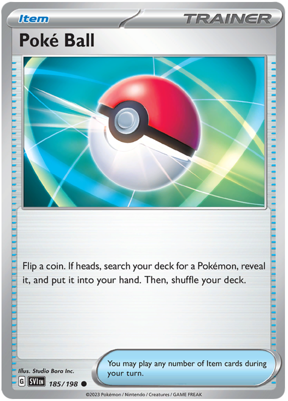 Scarlet and Violet Scarlet & Violet - 185 PokÃ© Ball