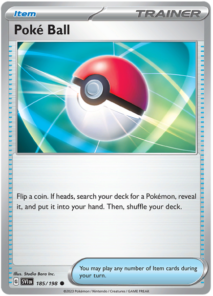 Scarlet and Violet Scarlet & Violet - 185 PokÃ© Ball