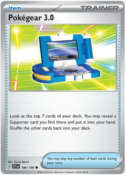 Scarlet and Violet Scarlet & Violet - 186 PokÃ©gear 3.0