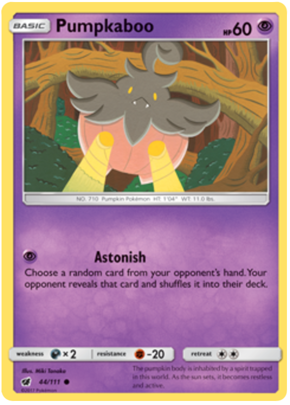 Sun and Moon Crimson Invasion - 044 Pumpkaboo