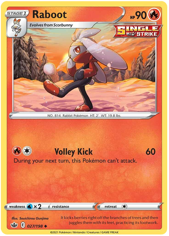 Pokemon Sword and Shield Chilling Reign #1-72 Choose Yours