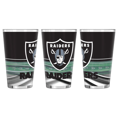 NFL Teams 16 oz Pint Glass - Assorted Team & Style Choose your