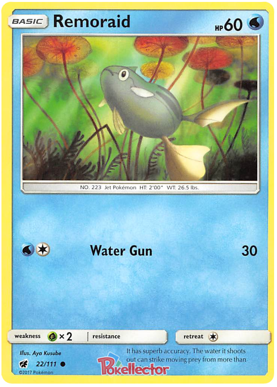 Sun and Moon Crimson Invasion - 022 Remoraid