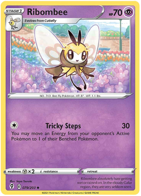 Sword and Shield Evolving Skies 079  Ribombee