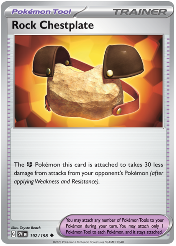 Scarlet and Violet Scarlet & Violet - 192 Rock Chestplate