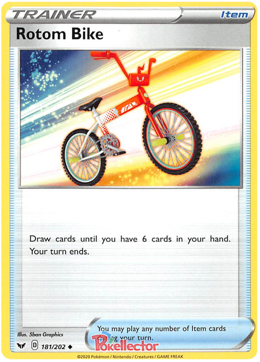 Sword and Shield Sword & Shield 181  Rotom Bike