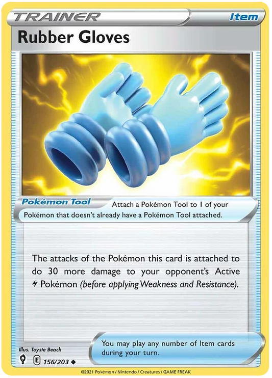 Sword and Shield Evolving Skies 156 Rubber Gloves