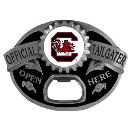 NCAA Team Tailgater Belt Buckle Bottle Opener - Assorted Teams Choose Your