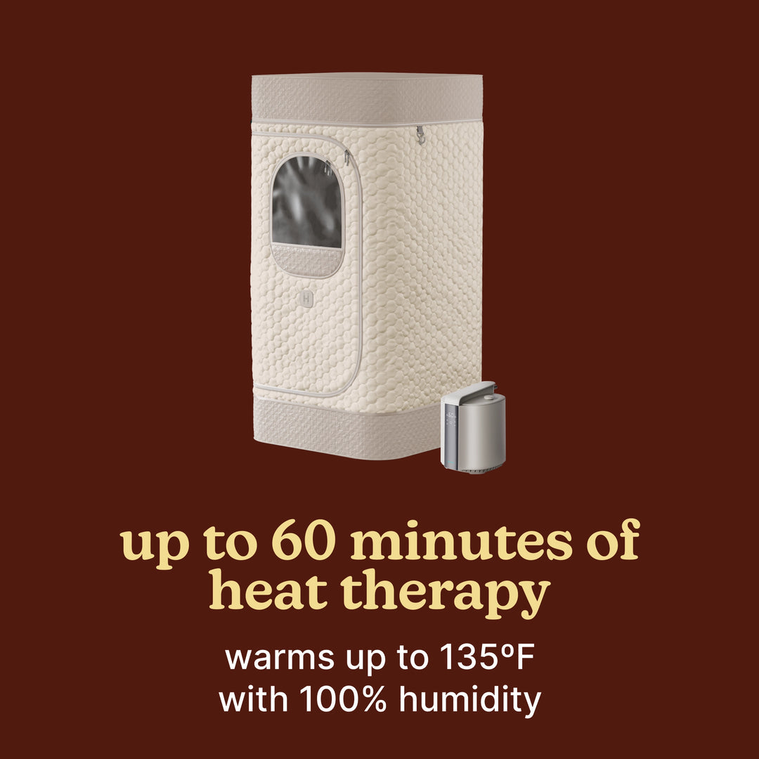 Homedics Portable Steam Sauna - Cream