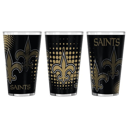 NFL Teams 16 oz Pint Glass - Assorted Team & Style Choose your
