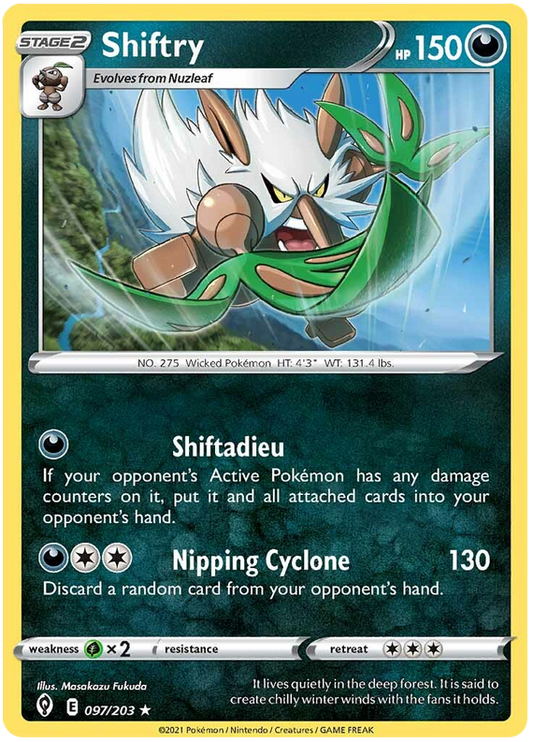 Sword and Shield Evolving Skies 097  Shiftry