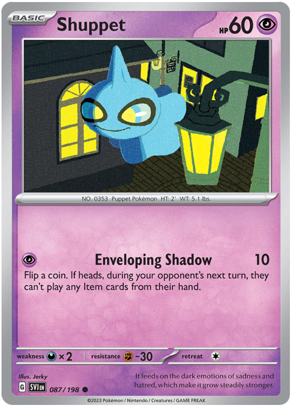 Scarlet and Violet Scarlet & Violet - 087 Shuppet