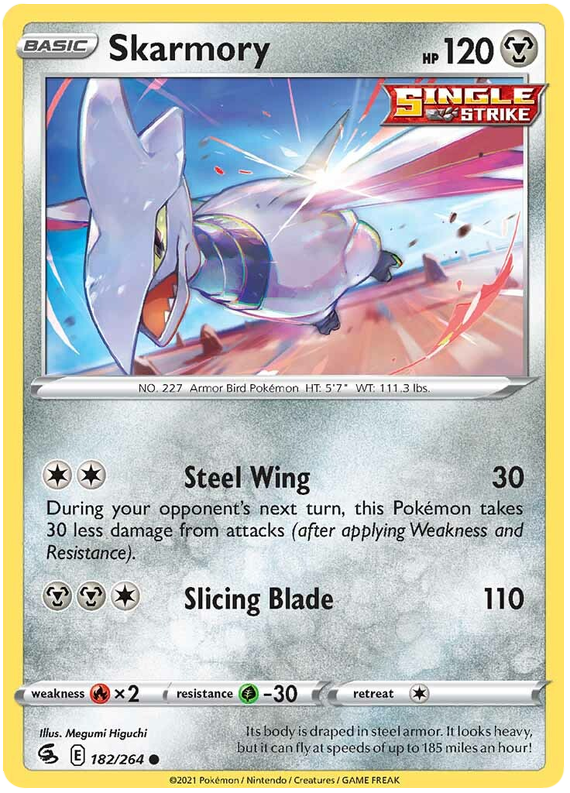Sword and Shield Fusion Strike 182  Skarmory