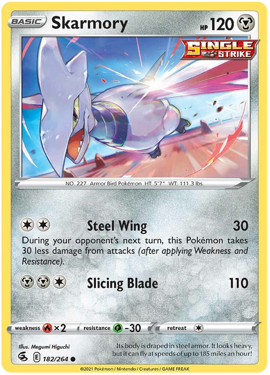 Sword and Shield Fusion Strike 182  Skarmory