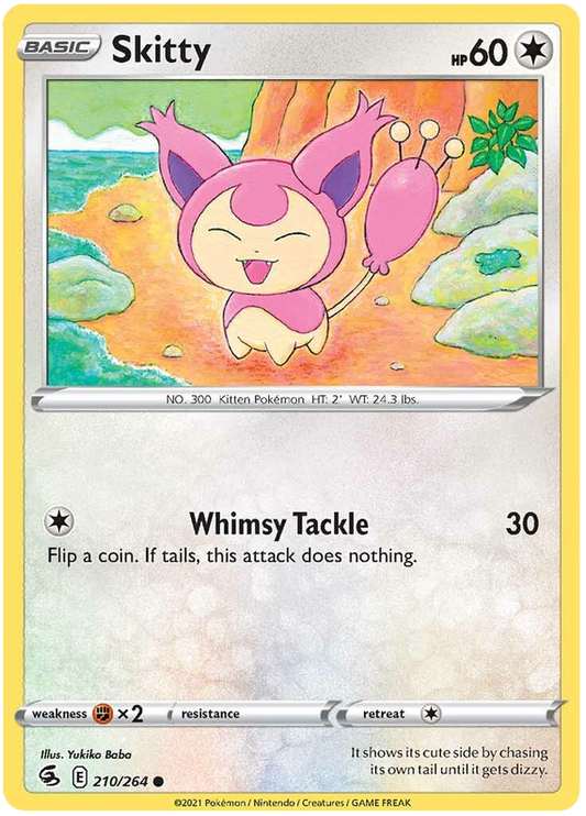 Sword and Shield Fusion Strike 210  Skitty