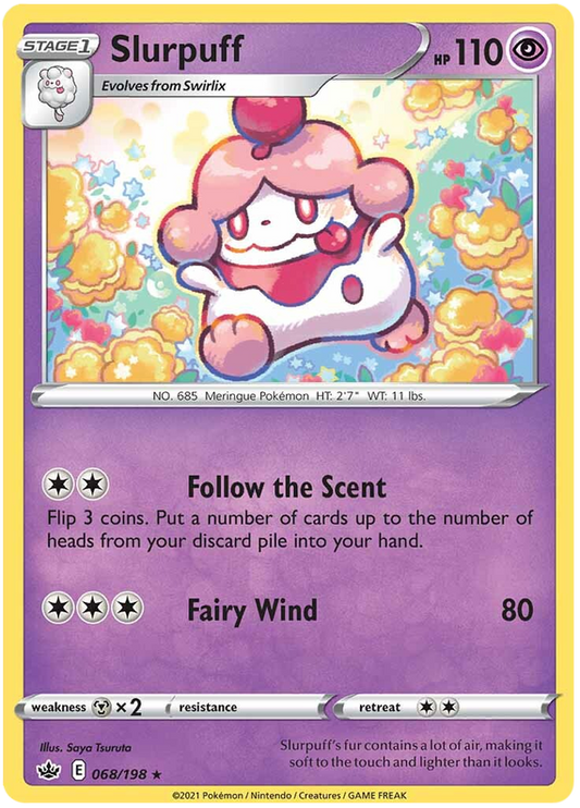 Sword and Shield Chilling Reign 068  Slurpuff