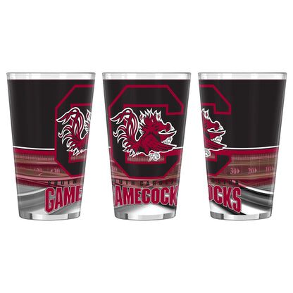 NCAA Teams 16 oz Pint Glass - Assorted Team & Style Choose your
