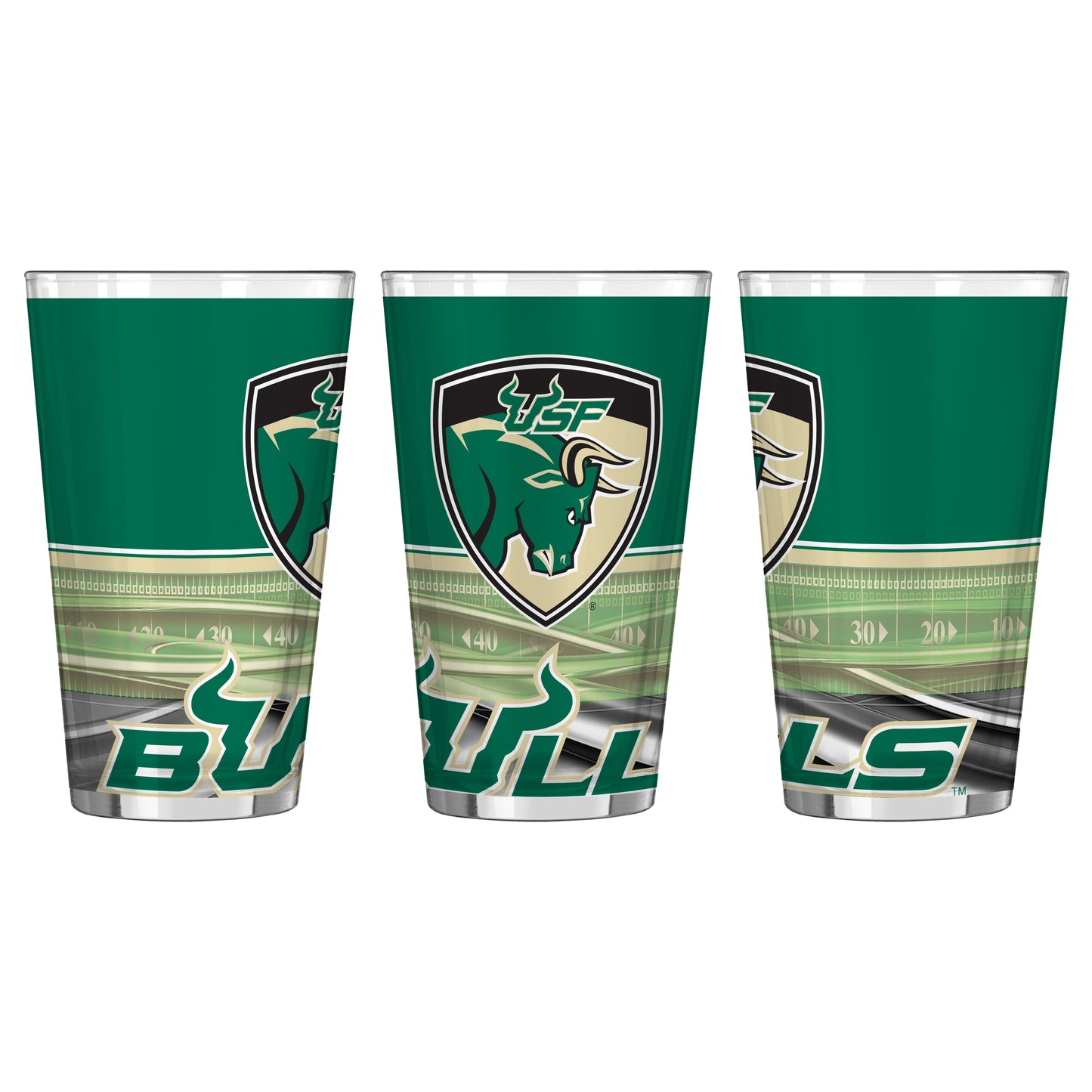 NCAA Teams 16 oz Pint Glass - Assorted Team & Style Choose your
