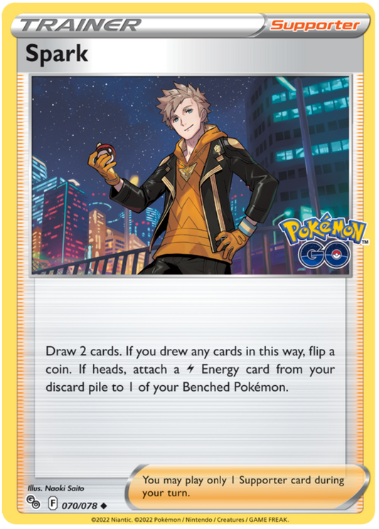 Sword and Shield Pokemon Go 70  Spark